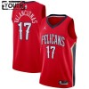 NBA Børn Trøje New Orleans Pelicans jonas valanciunas 17 2022-23 Jordan Statement Edition Rød Swingman NBA Børn Trøje New Orleans Pelicans jonas valanciunas 17 2022-23 Jordan Statement Edition Rød Swingman